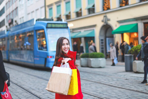 München Shopping Frau