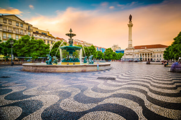 Portugal Lissabon Rossio