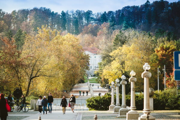 Slowenien Ljubljana Tivoli Park