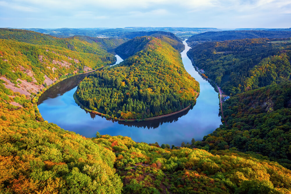 Deutschland Saarland Saarschleife