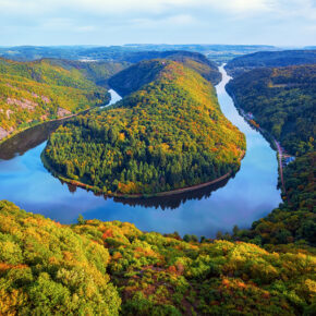 Deutschland Saarland Saarschleife