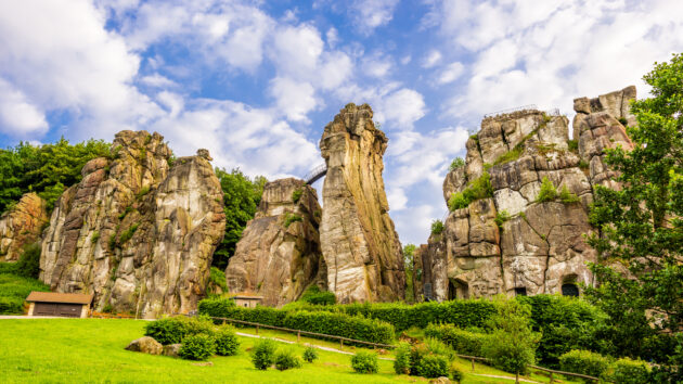 Deutschland Teutoburger Wald Externsteine