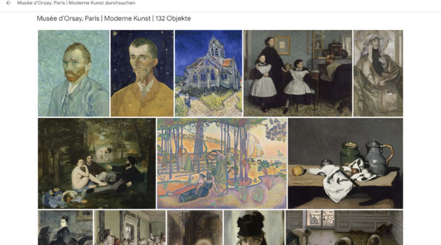 Musee d'Orsay Paris Online Sammlung