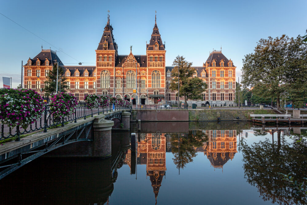 Niederlande Amsterdam Rjksmuseum Aussenansicht
