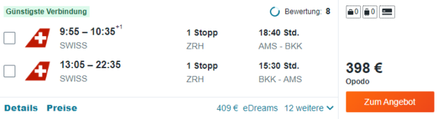 12 Tage Thailand