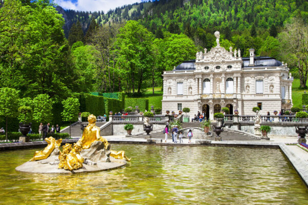 Deutschland Allgäu Schloss Linderhof