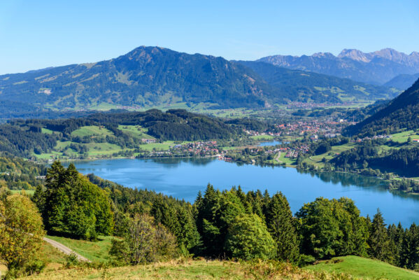 Deutschland Bayern Großer Alpsee