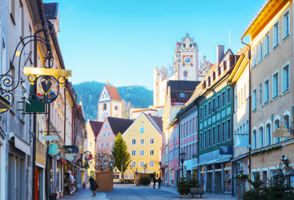 Deutschland Füssen Altstadt