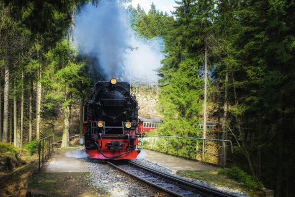 Deutschland Harz Brocken Schmalspurbahn