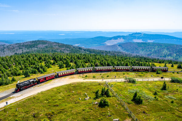 Deutschland Harz Brocken Eisenbahn