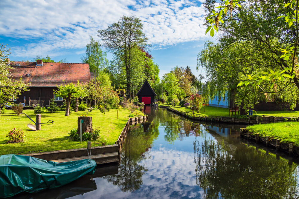 Deutschland Spreewald Fluss