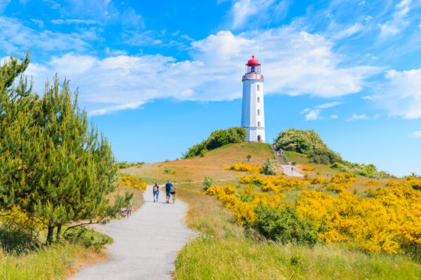 Urlaub in Mecklenburg-Vorpommern: Hiddensee Leuchtturm Dornbusch