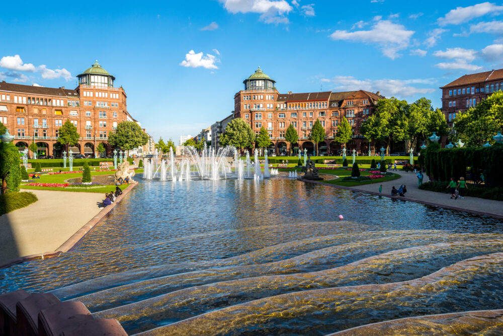 Deutschland Mannheim Wasserturm