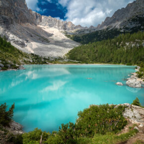 Italien Lago di Sorapis türkis