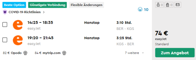 Kos 8 Tage