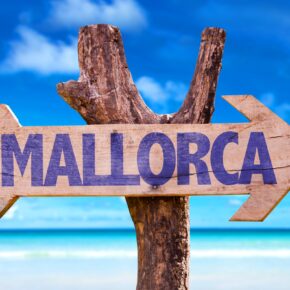 Spanien Mallorca Schild