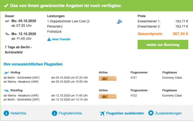 7 Tage Bulgarien