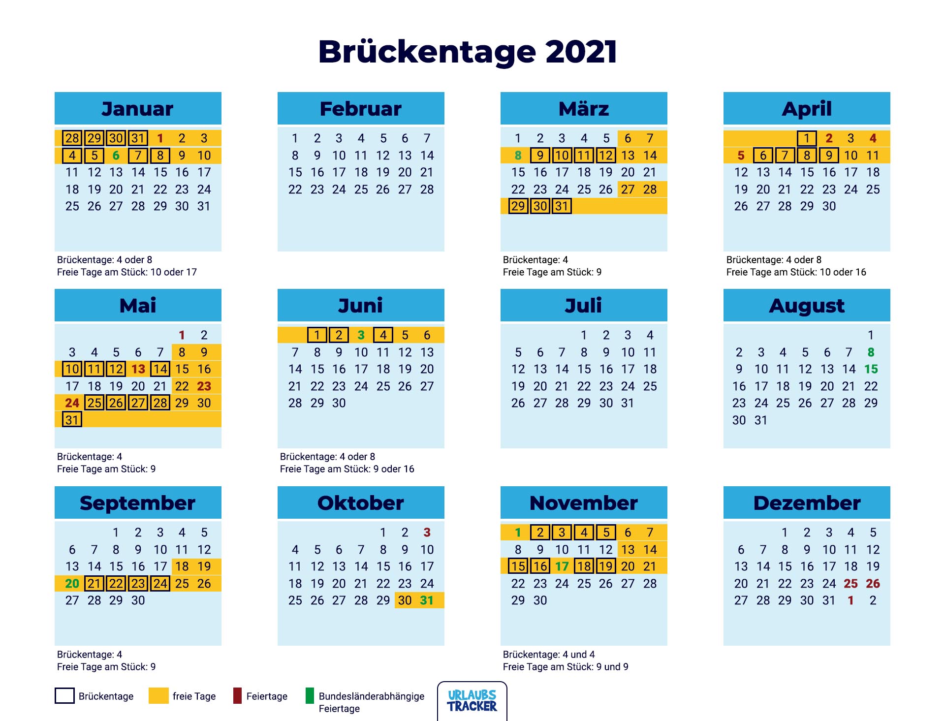 Bruckentage 2021 So Holt Ihr Die Meisten Urlaubstage Raus