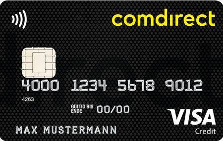 VISA Karte comdirect