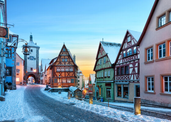 Rothenburg ob de Tauber im Winter