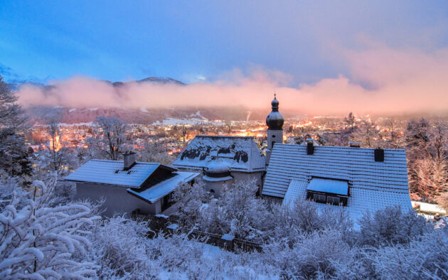 Deutschland Garmisch Partenkirchen Winter