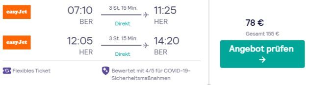 Flug Berlin Heraklion