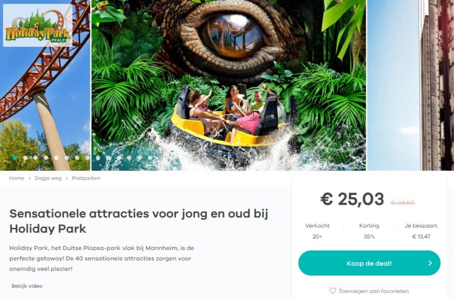 Holiday Park Gutschein: Spart 13,47€ auf das Tagesticket | Urlaubstracker