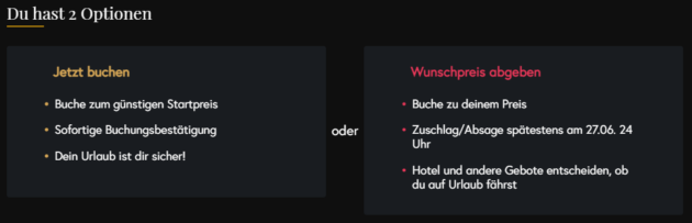 midnightdeal Optionen