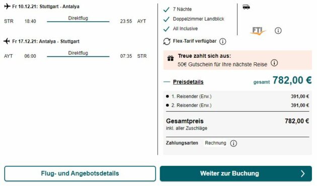 1 Woche Türkei