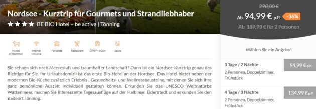 3 Tage Nordsee