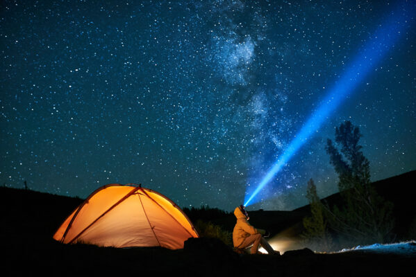Camping Zelt Sterne Taschenlampe