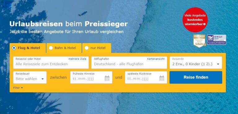 Check24 Unstimmigkeiten Bei Der Buchung Ihrer Reise www.urlaubstracker.de