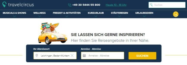Travelcircus Startseite