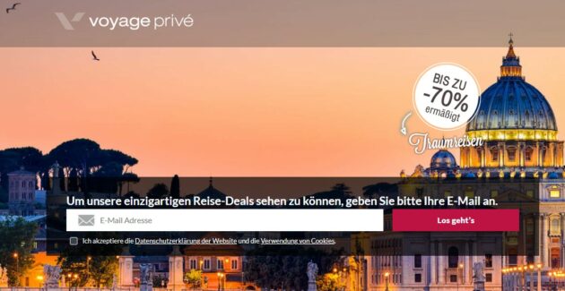 Voyage Prive Angebot