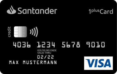 Santander 1plus Visa Card