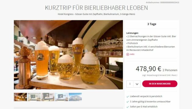 Bier Leoben Deal