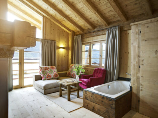 österreich hotel hochlegerchalets bungalow mit badewanne