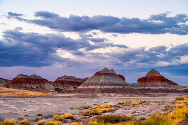 USA Arizona painted desert petrified national park