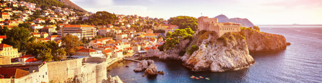 Kroatien Dubrovnik Panorama