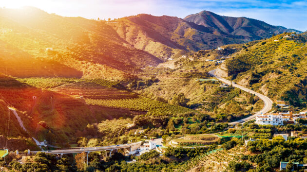 Spanien Andalusien Landschaft Berge