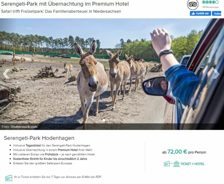 Wie Viel Kostet Der Eintritt Im Serengeti Park www.urlaubstracker.de