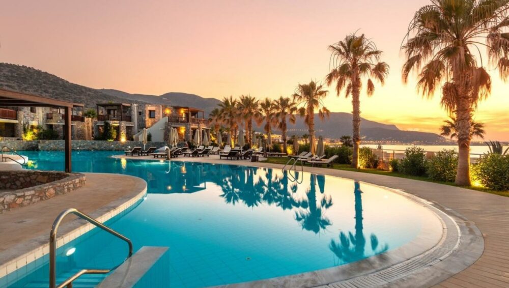 Ikaros Beach Luxury Resort Kreta: Poollandschaft