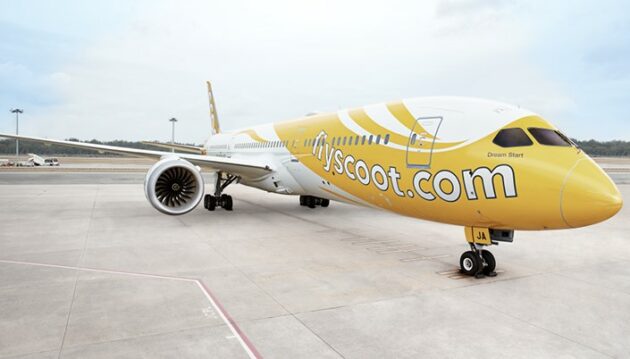 Scoot Flugzeug