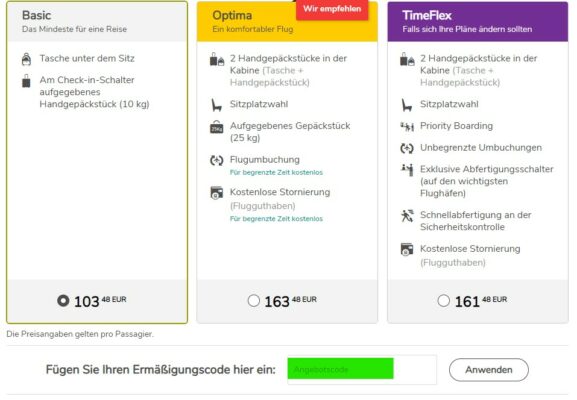 Vueling Gutscheincode