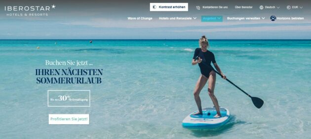 Iberostar Startseite Angebot