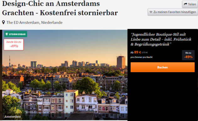 Screenshot 2 Tage Amsterdam