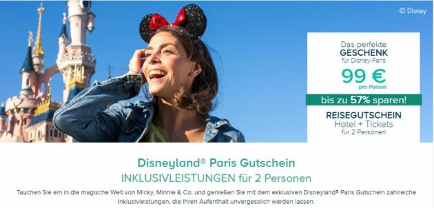 Disneyland Paris Gutschein