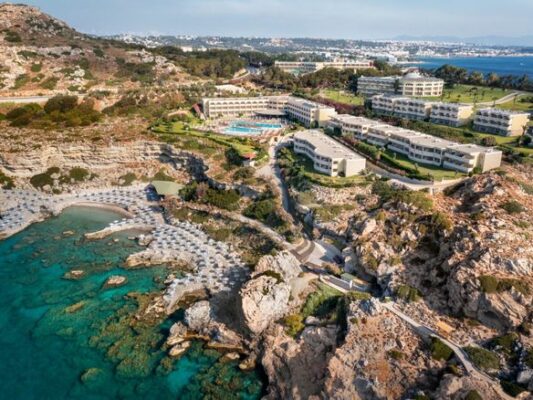 Kalithea Mare Palace Rhodos Meerblick