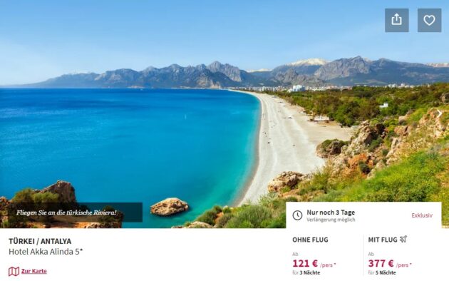 Screenshot Antalya 6 Tage