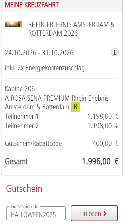 Halloween Special Kreuzfahrt